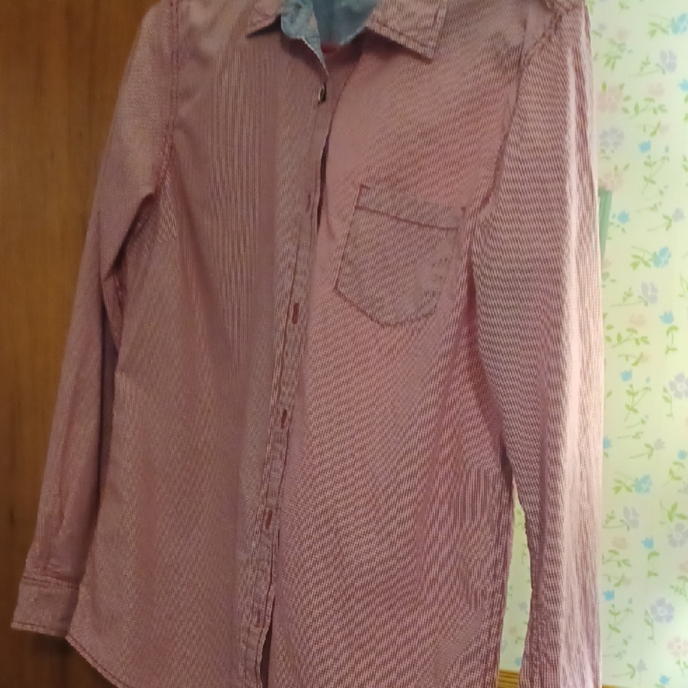 Weatherproof  Red And WHITE Checkered Shirt